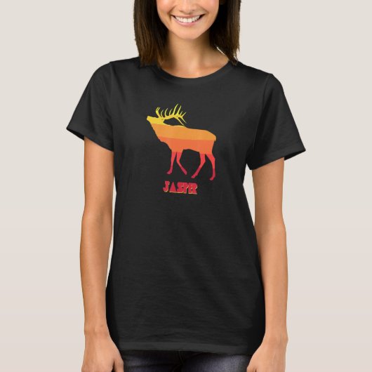 Nationaal park Jasper Elk T-shirt (Voorkant)