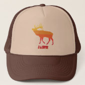Nationaal park Jasper Elk Trucker Pet (Voorkant)
