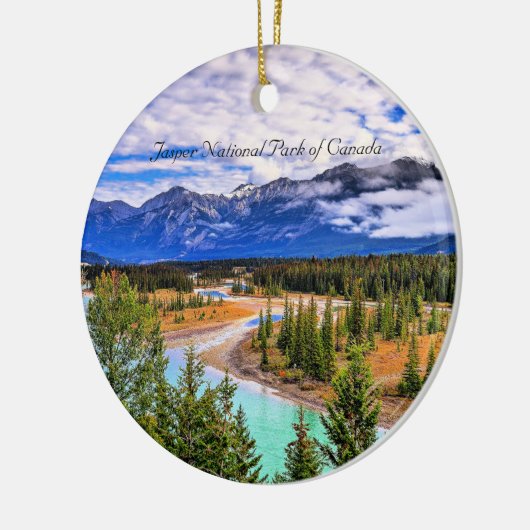 Nationaal Park Jasper in Canada Keramisch Ornament (Links)