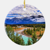 Nationaal Park Jasper in Canada Keramisch Ornament (Achterkant)