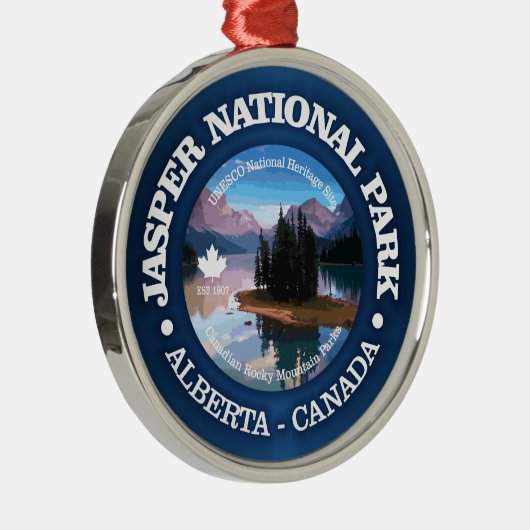 Nationaal park Jasper (Maligne Lake) Metalen Ornament (Rechts)
