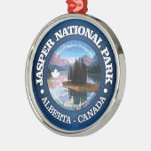 Nationaal park Jasper (Maligne Lake) Metalen Ornament (Links)