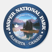 Nationaal park Jasper (meer van Maligne) Magneet (Voorkant)
