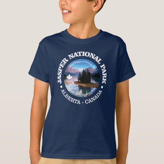 Nationaal park Jasper (meer van Maligne) T-shirt (Voorkant)