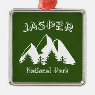 Nationaal Park Jasper Metalen Ornament