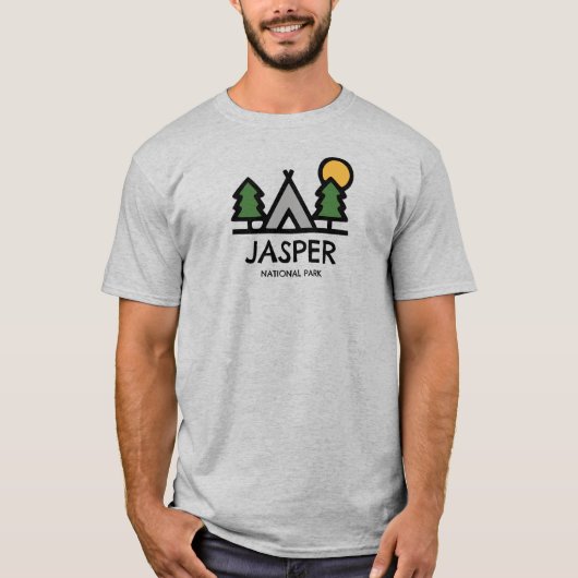 Nationaal Park Jasper T-shirt (Voorkant)