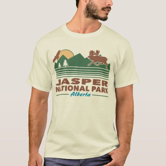 Nationaal Park Jasper T-shirt (Voorkant)