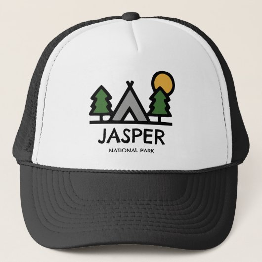 Nationaal Park Jasper Trucker Pet (Voorkant)