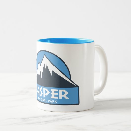 Nationaal Park Jasper Tweekleurige Koffiemok (Voorkant rechts)
