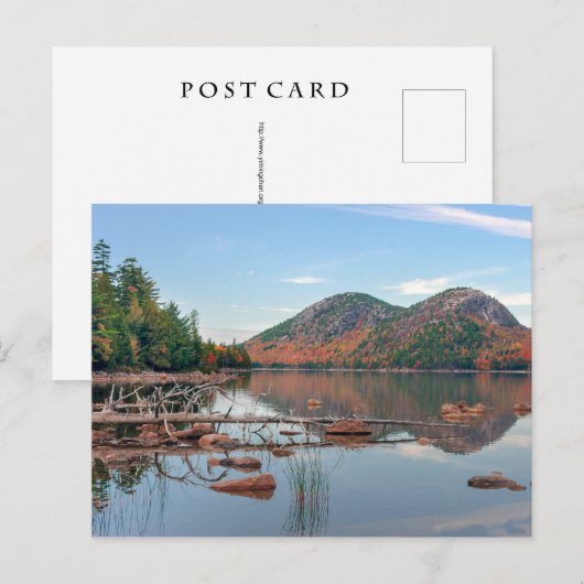 Nationaal park Jordan Pond of Acadia Briefkaart (Voorkant / Achterkant)