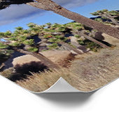 Nationaal Park Joshua-bomen Poster (Hoek)