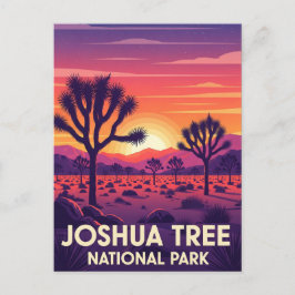 Nationaal park  Joshua-boom Briefkaart
