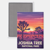 Nationaal park Joshua-boom Magneet (Voorkant / Achterkant)
