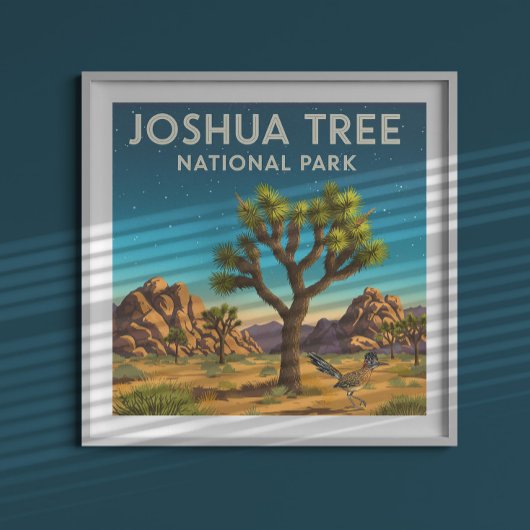 Nationaal park Joshua-boom Poster
