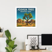 Nationaal park Joshua-boom Poster (Thuiskantoor)