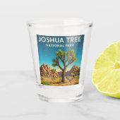 Nationaal park  Joshua-boom Shot Glas (Voorkant)