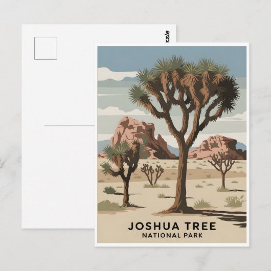 Nationaal park Joshua  Briefkaart (Voorkant / Achterkant)
