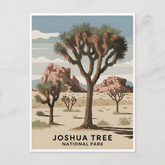 Nationaal park Joshua  Briefkaart (Voorkant)