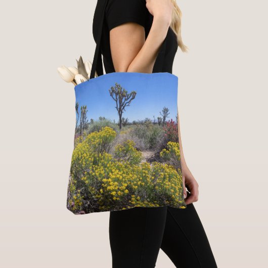 Nationaal park Joshua in Bloom Tote Bag (Dichtbij)