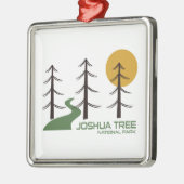 Nationaal park Joshua Trail Metalen Ornament (Links)