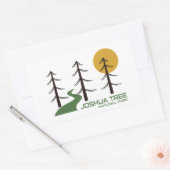 Nationaal park Joshua Trail Rechthoekige Sticker (Envelop)