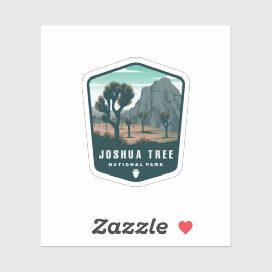 Nationaal park Joshua Tree | Afgesneden Sticker (Vel)