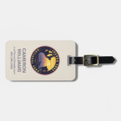 Nationaal park Joshua Tree Bagagelabel (Voorkant horizontaal)