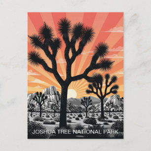 Nationaal park Joshua Tree Briefkaart