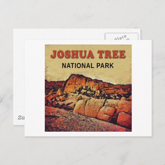 Nationaal park JOSHUA TREE Briefkaart (Voorkant / Achterkant)