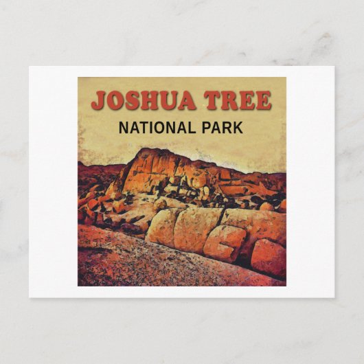 Nationaal park JOSHUA TREE Briefkaart (Voorkant)
