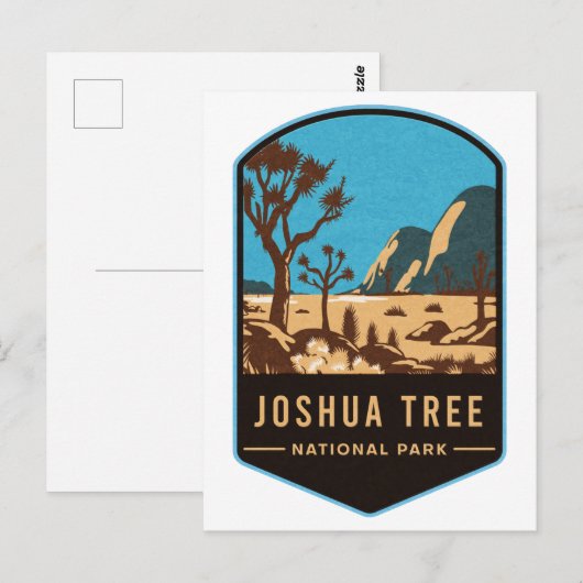 Nationaal park Joshua Tree Briefkaart (Voorkant / Achterkant)