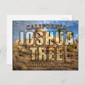 Nationaal Park Joshua Tree Briefkaart (Voorkant / Achterkant)