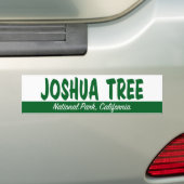Nationaal park Joshua Tree Bumpersticker (Op auto)