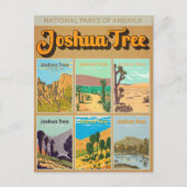 Nationaal park Joshua Tree California Landmark Briefkaart (Voorkant)