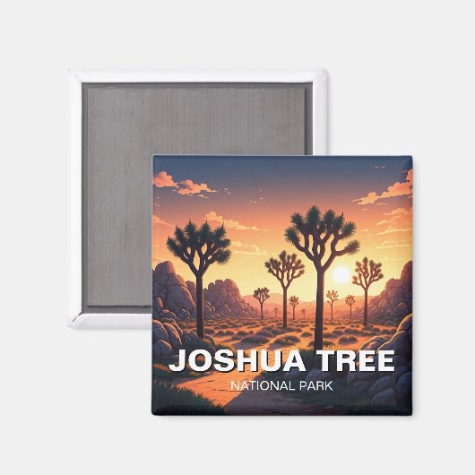 Nationaal park Joshua Tree California Magneet (Voorkant / Achterkant)