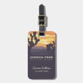 Nationaal park Joshua Tree | Californië Bagagelabel (Voorkant verticaal)