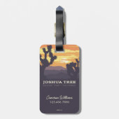 Nationaal park Joshua Tree | Californië Bagagelabel (Achterkant verticaal)