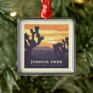 Nationaal park Joshua Tree   Californië Metalen Ornament