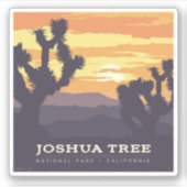 Nationaal park Joshua Tree | Californië Sticker (Voorkant)