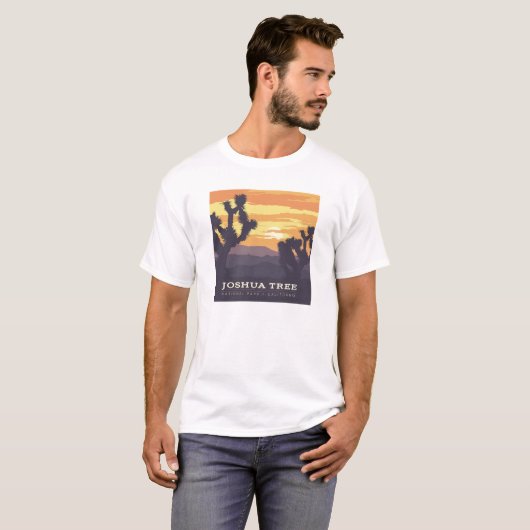 Nationaal park Joshua Tree | Californië T-shirt (Voorkant volledig)