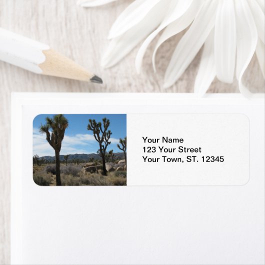 Nationaal park Joshua Tree Etiket (Insitu)