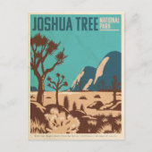 nationaal park Joshua Tree geïllustreerd Briefkaart (Voorkant)