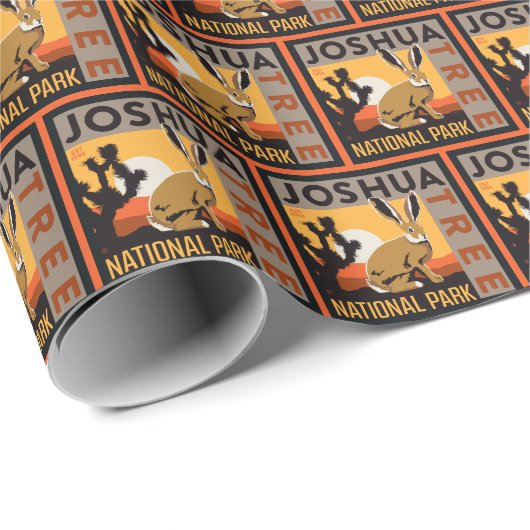 Nationaal park Joshua Tree | Jackrabbit Cadeaupapier (Rol Hoek)