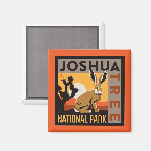 Nationaal park Joshua Tree | Jackrabbit Magneet (Voorkant / Achterkant)