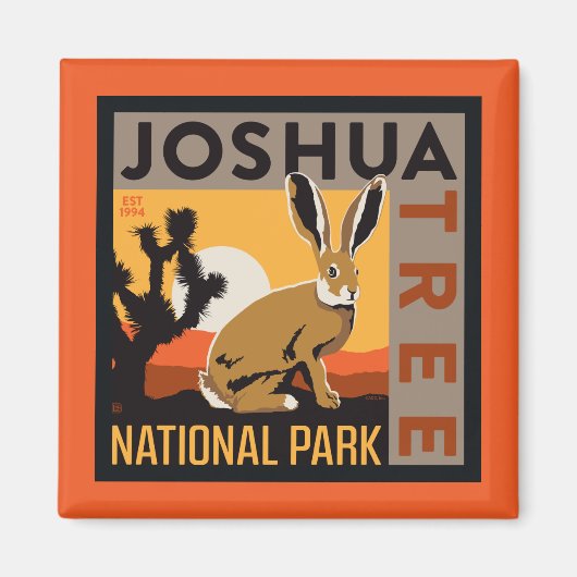 Nationaal park Joshua Tree | Jackrabbit Magneet (Voorkant)
