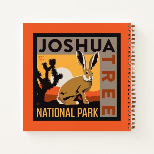 Nationaal park Joshua Tree | Jackrabbit Notitieboek (Achterkant)