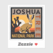 Nationaal park Joshua Tree | Jackrabbit Sticker (Vel)