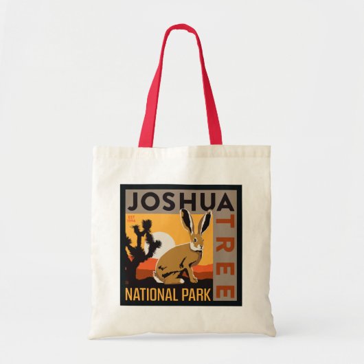Nationaal park Joshua Tree | Jackrabbit Tote Bag (Voorkant)