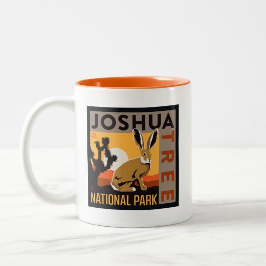 Nationaal park Joshua Tree | Jackrabbit Tweekleurige Koffiemok (Links)