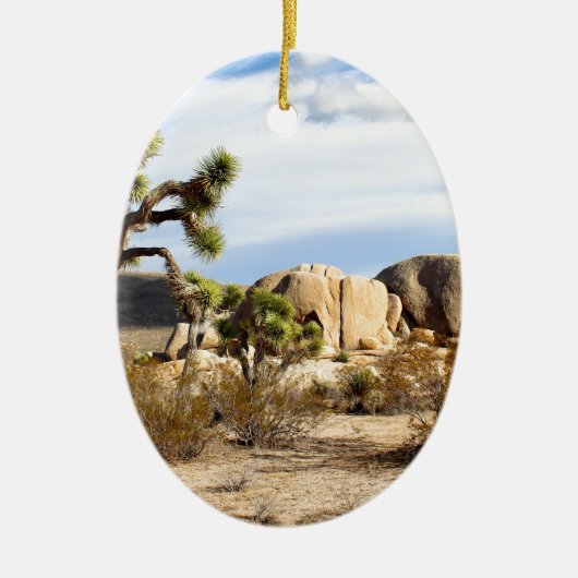 Nationaal park Joshua Tree Keramisch Ornament (Voorkant)